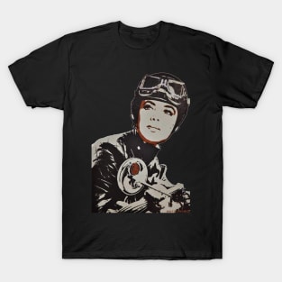 Woman Motorcycle Racer 1 T-Shirt